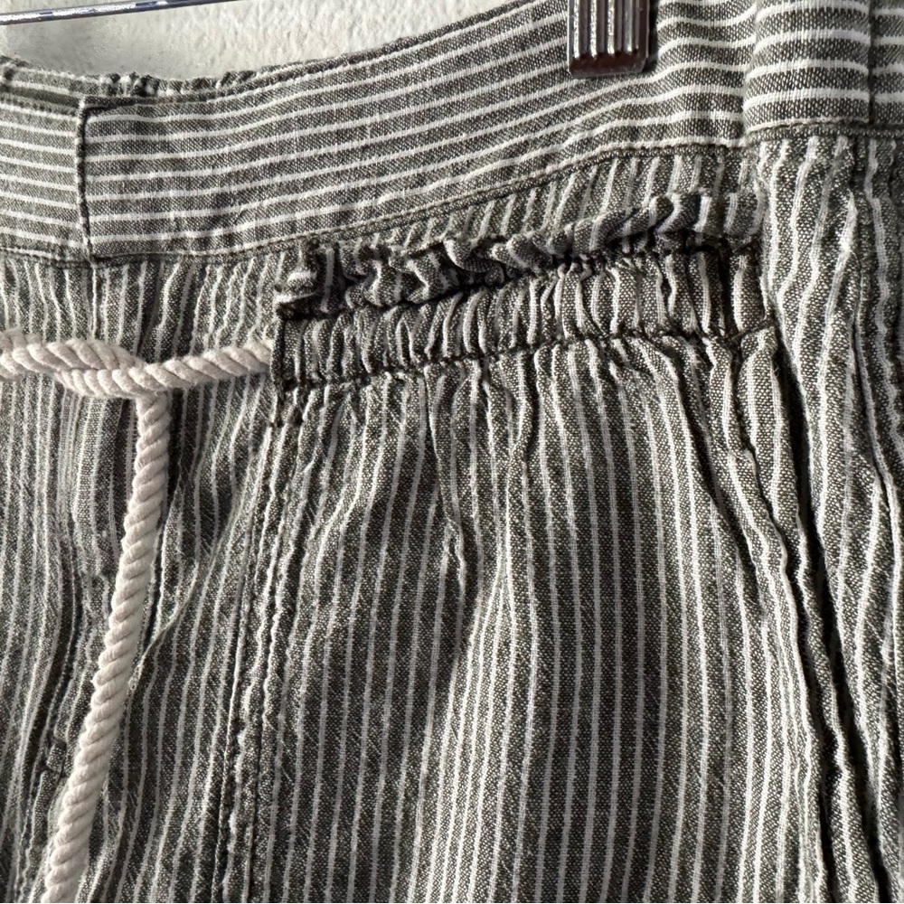 Anthropologie Seashore Striped Linen Pants Coastal Cowgirl Relaxed Trousers XS - Picture 7 of 16